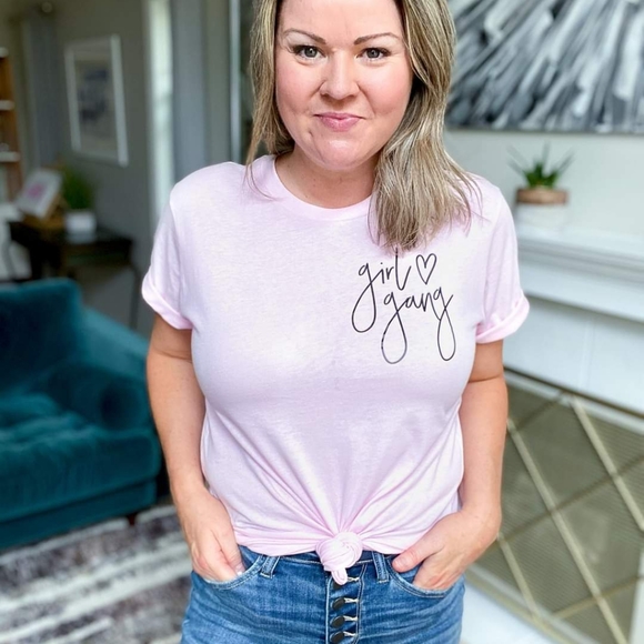 Pepper and Zoe 'Girl Gang's ladies t shirt - Picture 1 of 4